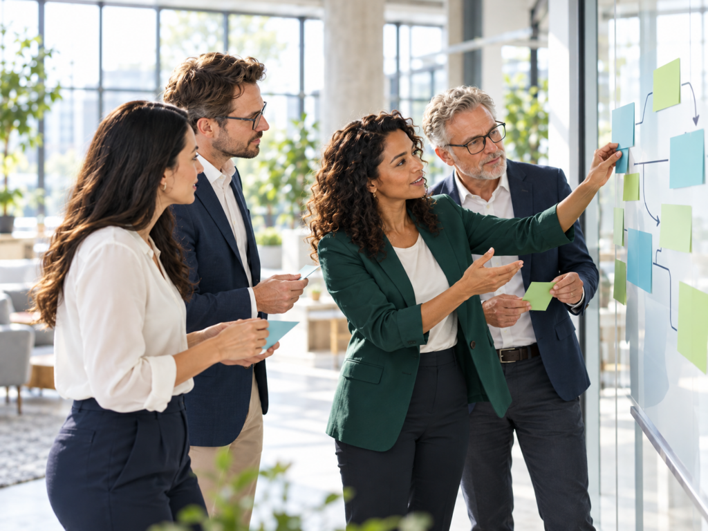 Führungsteam entwickelt gemeinsam einen Transformationsprozess